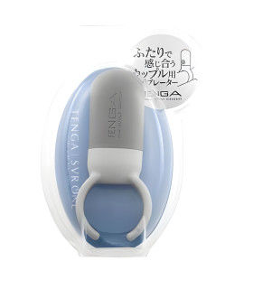 Эрекционное кольцо для члена Tenga SVR One с вибрацией, серое, 3.7 × 8.5 × 1.9 см - No Taboo