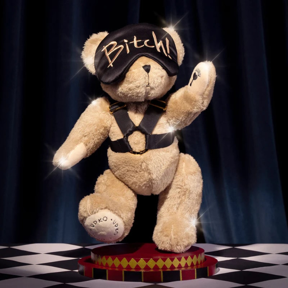 Подарочный набор UPKO Bear With Me Limited Gift Set плюшевый медведь в портупее и маска на глаза, фото №0 — секс шоп Украина, NO TABOO