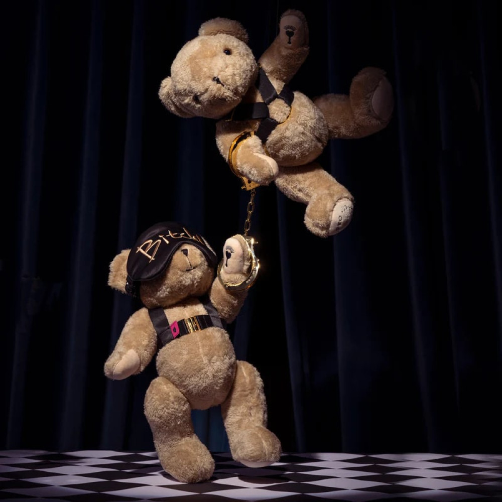 Подарочный набор UPKO Bear With Me Limited Gift Set плюшевый медведь в портупее и маска на глаза, фото №5 — секс шоп Украина, NO TABOO