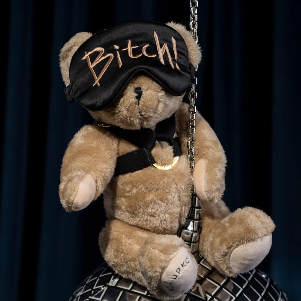 Подарочный набор UPKO Bear With Me Limited Gift Set плюшевый медведь в портупее и маска на глаза, фото №6 — секс шоп Украина, NO TABOO