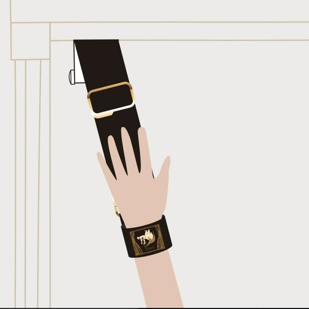  Дверные фиксаторы UPKO Over the Door Hand Restraintsдля фиксации запястий, черного цвета, фото №7 — секс шоп Украина, NO TABOO