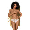 Эротические трусики Penthouse Adore Me, L/XL, кружевные, белые, фото №1 — секс шоп Украина, NO TABOO