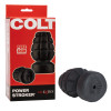 Мастурбатор в форме гранаты COLT Power Stroker черного цвета, 11.5 см x 6.25 см фото №1 — секс игрушки: Украина, NO TABOO