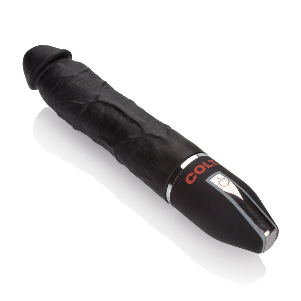 Реалистичный многоскоростной вибратор COLT Deep Drill для простаты и точки G, черный, 20.3 см х 4.4 см фото №2 — секс игрушки: Украина, NO TABOO
