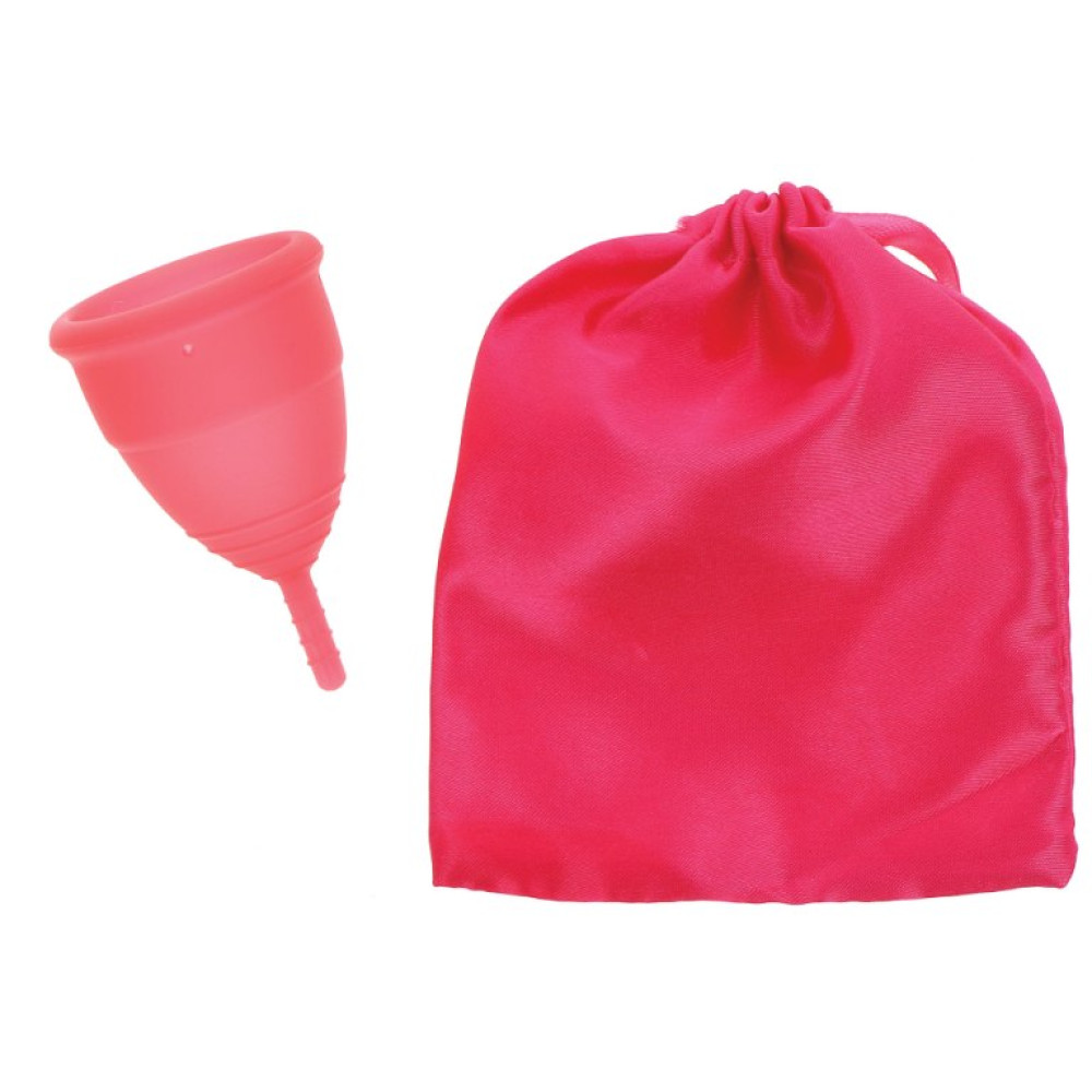 Менструальные чаши Mae B Menstrual Cups 2 шт, размер L, 30 мл, фото №3 — секс шоп Украина, NO TABOO