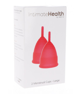 Менструальные чаши Mae B Menstrual Cups 2 шт, размер L, 30 мл - No Taboo