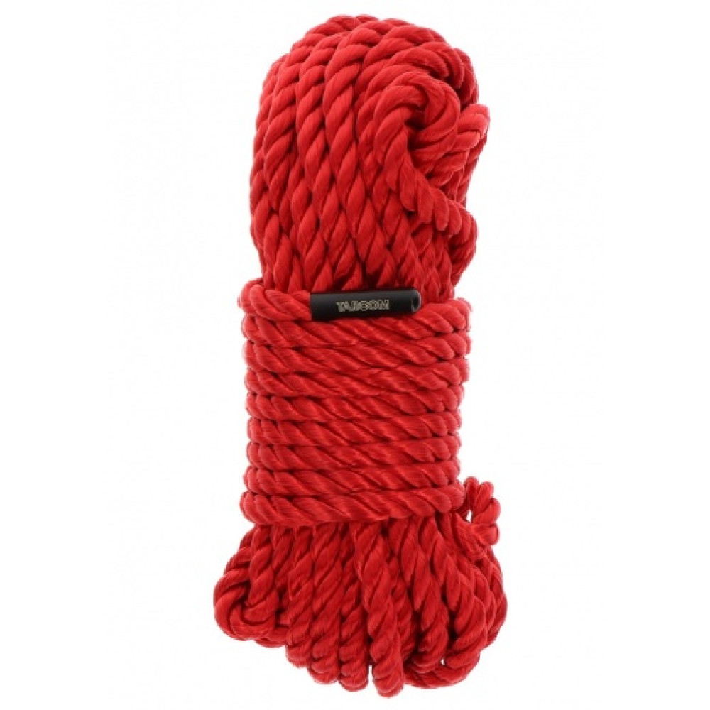 Бондажная веревка Taboom Bondage Rope, 10 м х 7 мм, красная, фото №2 — секс шоп Украина, NO TABOO