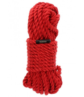Бондажна мотузка Taboom Bondage Rope, 10 м х 7 мм, червона - No Taboo