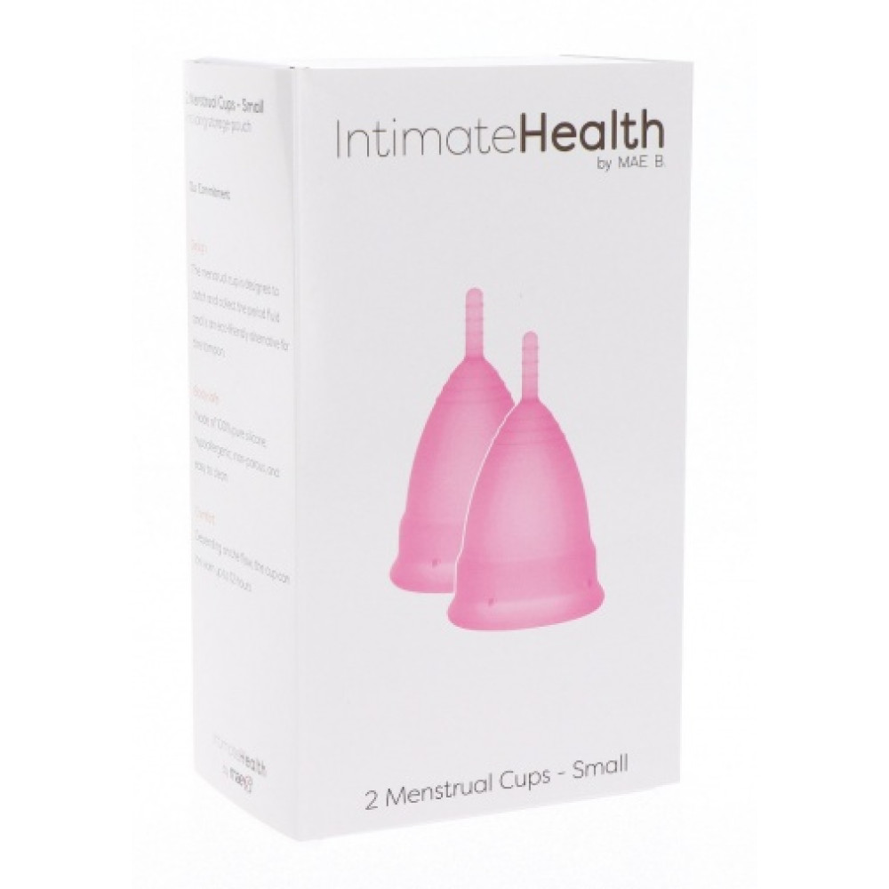 Менструальные чаши Menstrual Cups 2 шт, размер S, 25 мл, фото №0 — секс шоп Украина, NO TABOO