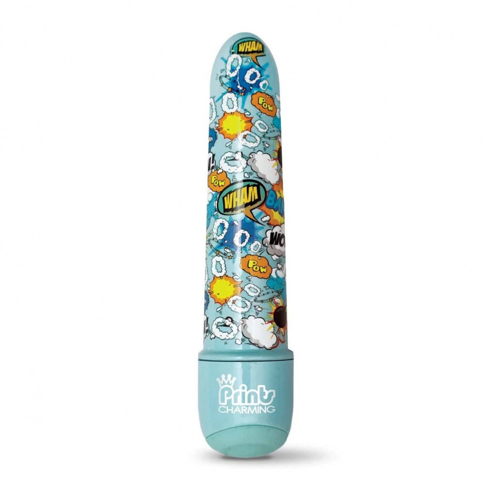 Мини-вибратор с принтом Prints Charming Pop Tease мультиколор, 12.7 см х 2.5 см фото №0 — секс игрушки: Украина, NO TABOO