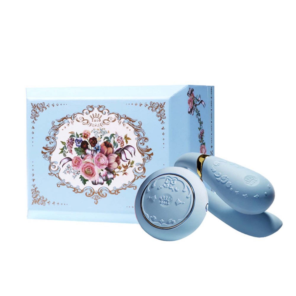 Вибратор для пар с пультом Versailles ZALO Fanfan Set, голубой фото №2 — секс игрушки: Украина, NO TABOO