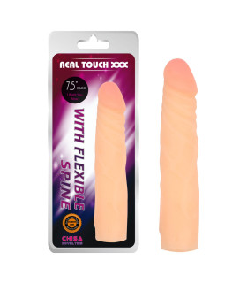 Фаллоимитатор с хребтом Real Touch XXX реалистичный, 17 см х 3.3 см - No Taboo