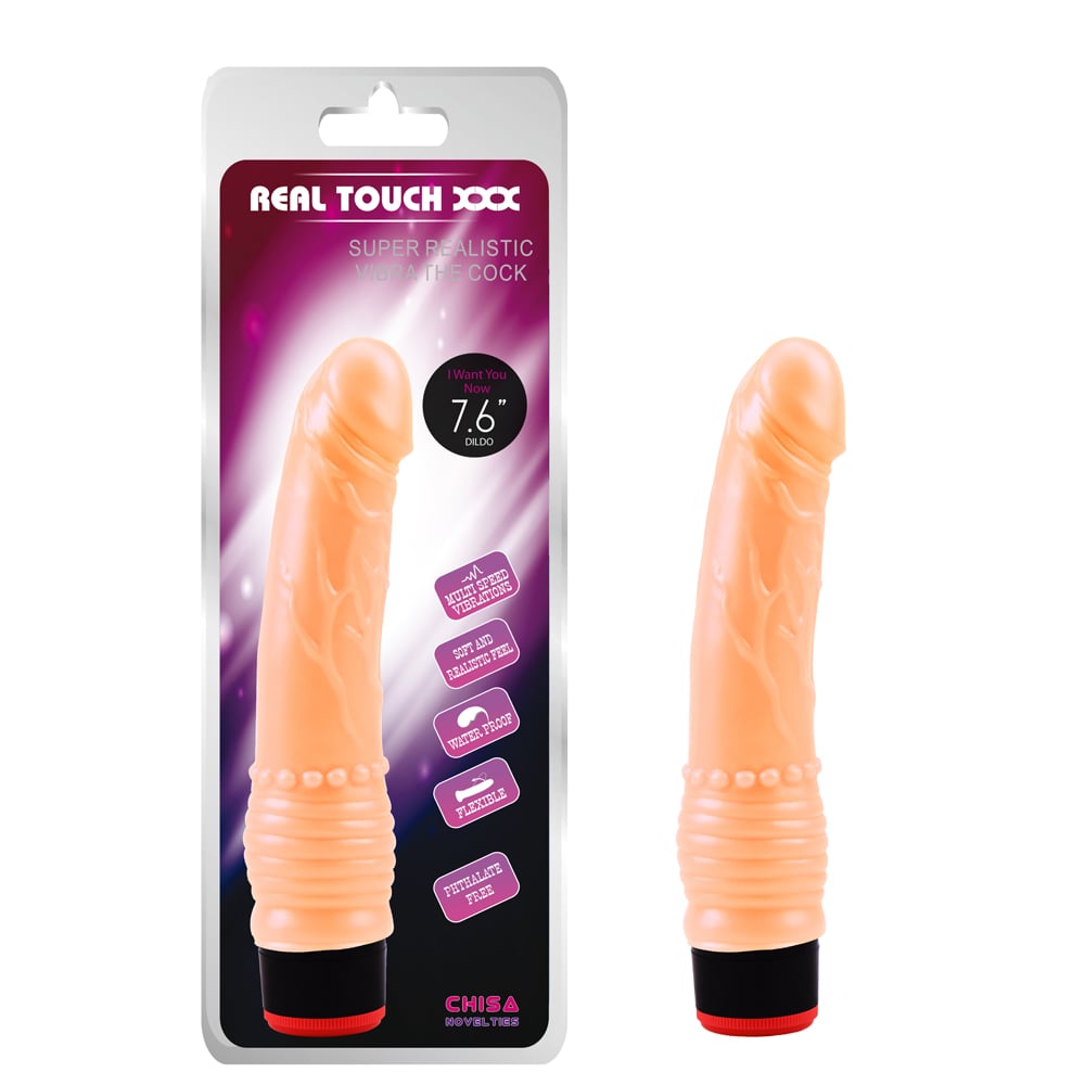 Вибратор Chisa Real Touch реалістичний, 19.5 х 3.3 см фото №0 — секс игрушки: Украина, NO TABOO
