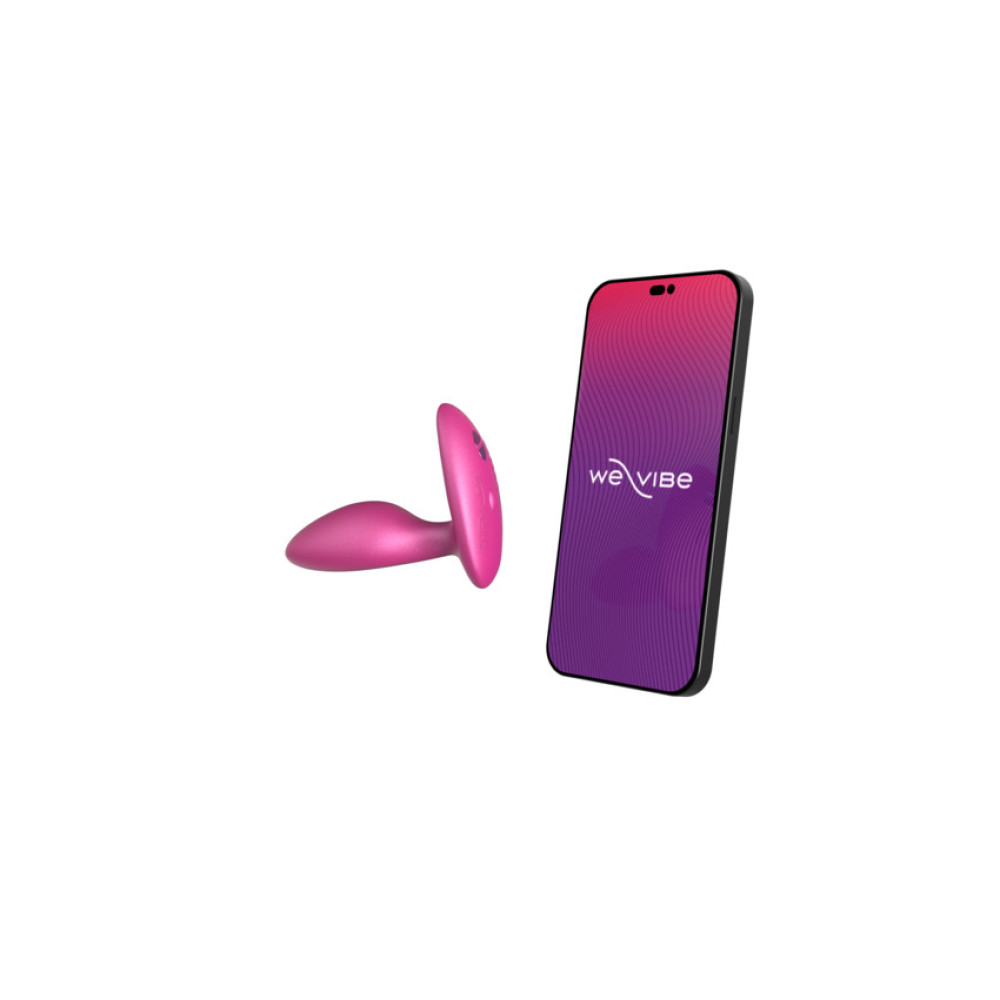 Анальная пробка з вибрацией We-Vibe Ditto+ Cosmic Pink с пультом и управлением с телефона, розовый фото №3 — секс игрушки: Украина, NO TABOO