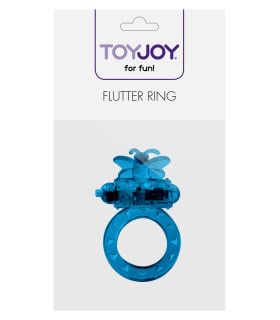 Эрекционное кольцо с вибрацией Toy Joy, синее, 4.5 см - No Taboo