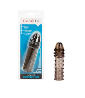 Насадка на пенис рельефная Adonis Extension увеличение +2 см, 16 см х 3.7 см - No Taboo