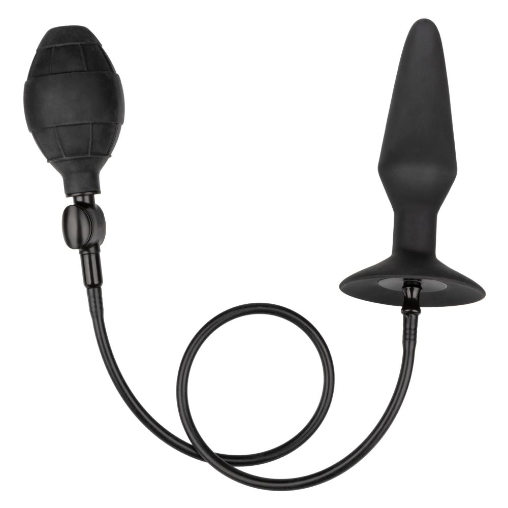 Анальная пробка с накачкой L CalExotics Silicone Inflatable Plug, 14 x 1.7–3.9 см фото №2 — секс игрушки: Украина, NO TABOO