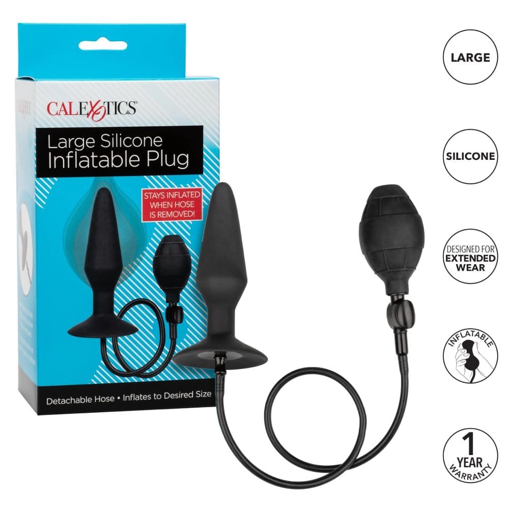 Анальная пробка с накачкой L CalExotics Silicone Inflatable Plug, 14 x 1.7–3.9 см фото №11 — секс игрушки: Украина, NO TABOO