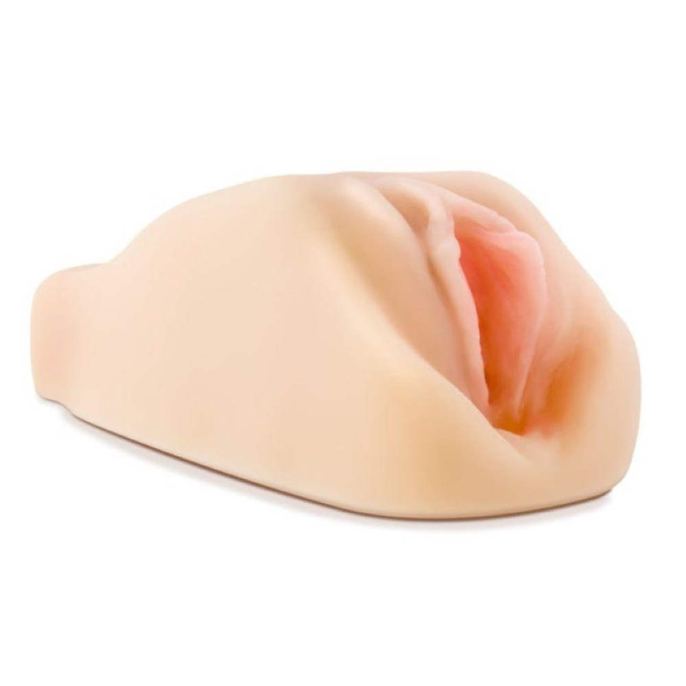 Мастурбатор-вагина Blush M for Men с виброкулей, бежевый, 17.7 х 6.4 см фото №4 — секс игрушки: Украина, NO TABOO