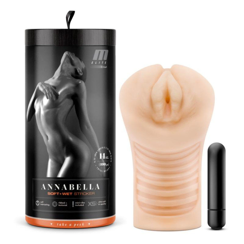 Мастурбатор с вибропулей M For Men Annabella реалистичный, 7.6 см х 16.5 см фото №0 — секс игрушки: Украина, NO TABOO