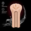 Мастурбатор-вагіна Blush M for Men з віброкулею, бежевий, 16.5 х 7.6 см фото №6 — секс игрушки: Украина, NO TABOO