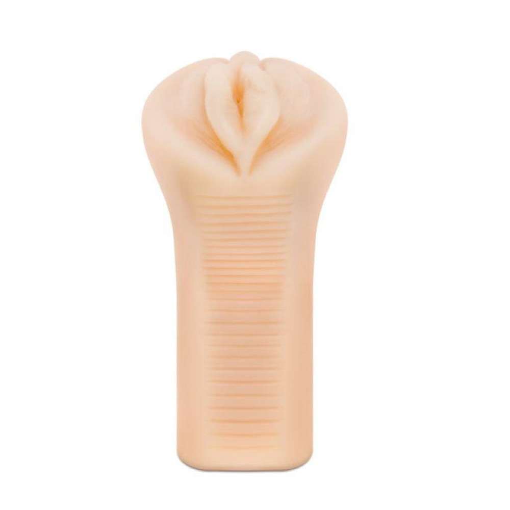 Мастурбатор-вагіна Blush M for Men з віброкулею, бежевий, 16.5 х 7.6 см фото №3 — секс игрушки: Украина, NO TABOO