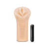 Мастурбатор-вагіна Blush M for Men з віброкулею, бежевий, 16.5 х 7.6 см фото №2 — секс игрушки: Украина, NO TABOO