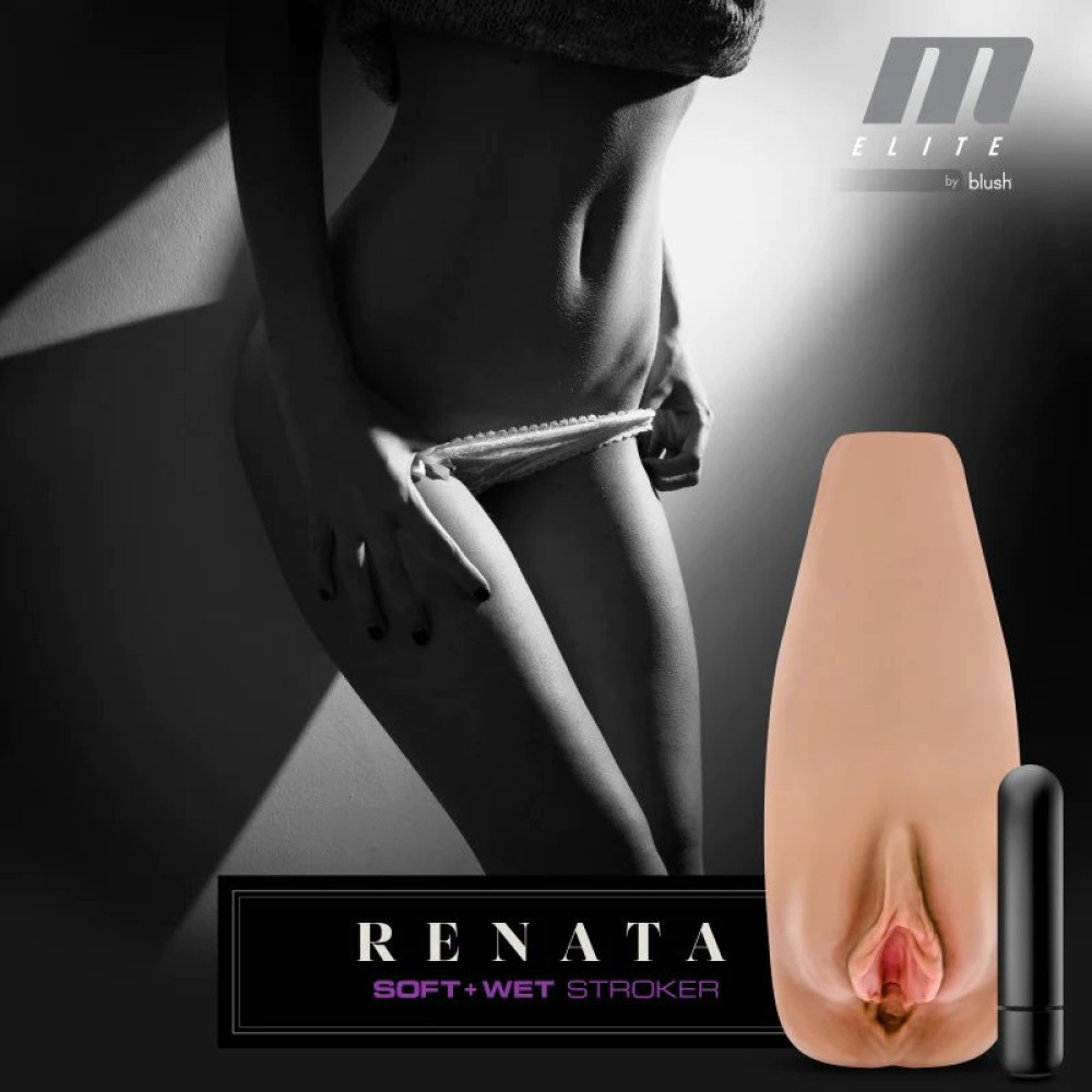 Мастурбатор с вибропулей M For Men Renata реалистичный, 6.3 см х 17.8 см фото №5 — секс игрушки: Украина, NO TABOO