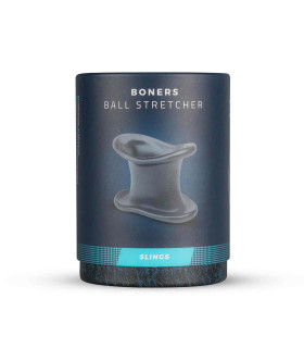 Кольцо растяжка на мошонку Boners Ball Stretcher из жидкого силикона - No Taboo