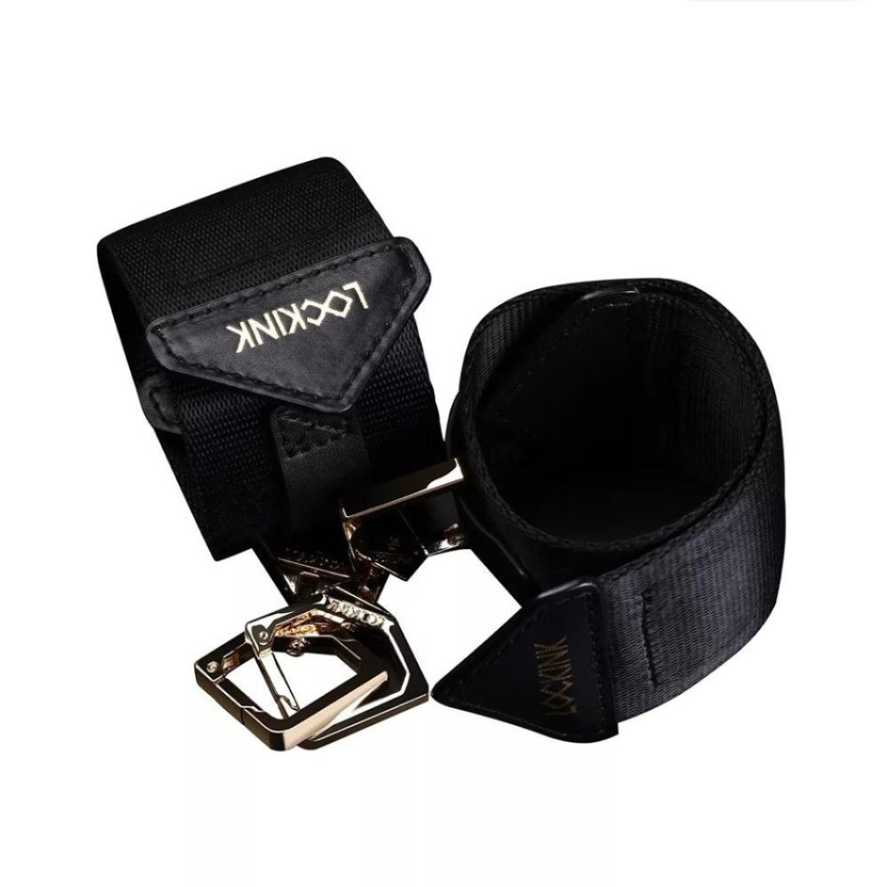 Фиксатор на ноги LOCKINK Leg Spreader регулируемый, черный, фото №4 — секс шоп Украина, NO TABOO
