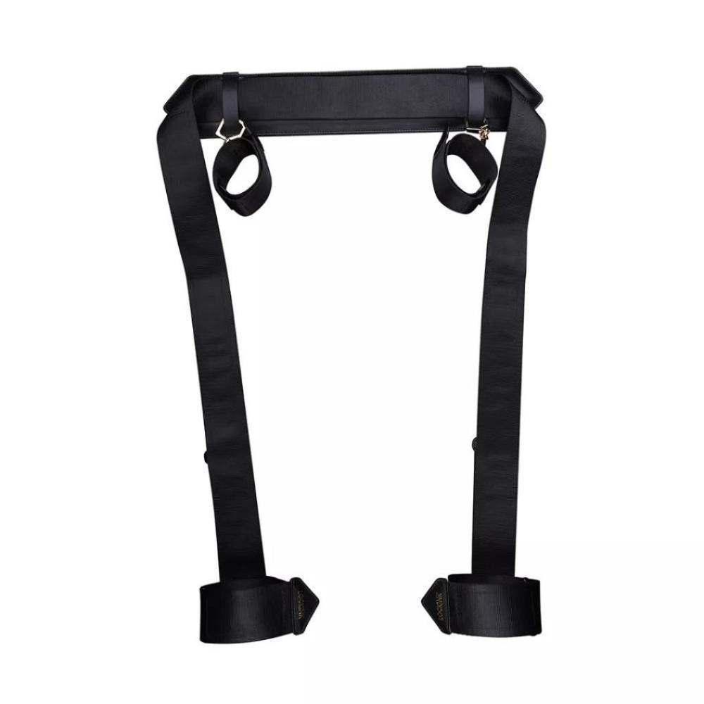 Фиксатор на ноги LOCKINK Leg Spreader регулируемый, черный, фото №6 — секс шоп Украина, NO TABOO