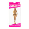 Комбинезон бодистокинг в крупную сетку Pink Lipstick Swipe Right Crotchless Bodystocking с интимным вирезом, черний, OS, фото №3 — секс шоп Украина, NO TABOO