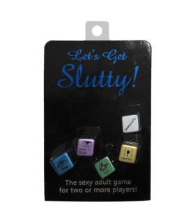 Игровые кубики Kheper Games Let's Get Slutty! Dice разноцветные, 5 шт - No Taboo
