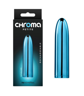 Вібропуля перезарядна NS Novelties Chroma Petit блакитна, 8.7 см х 2.2 см - No Taboo