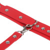 Гартеры на талию и бедра с наручниками Star Night Sexy Bondage из экокожи, красные, One Size, фото №5 — секс шоп Украина, NO TABOO