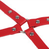 Гартеры на талию и бедра с наручниками Star Night Sexy Bondage из экокожи, красные, One Size, фото №6 — секс шоп Украина, NO TABOO
