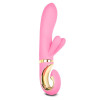 Вибратор-кролик G-Vibe из силикона, розовый, 22 см х 3.5 см фото №1 — секс игрушки: Украина, NO TABOO