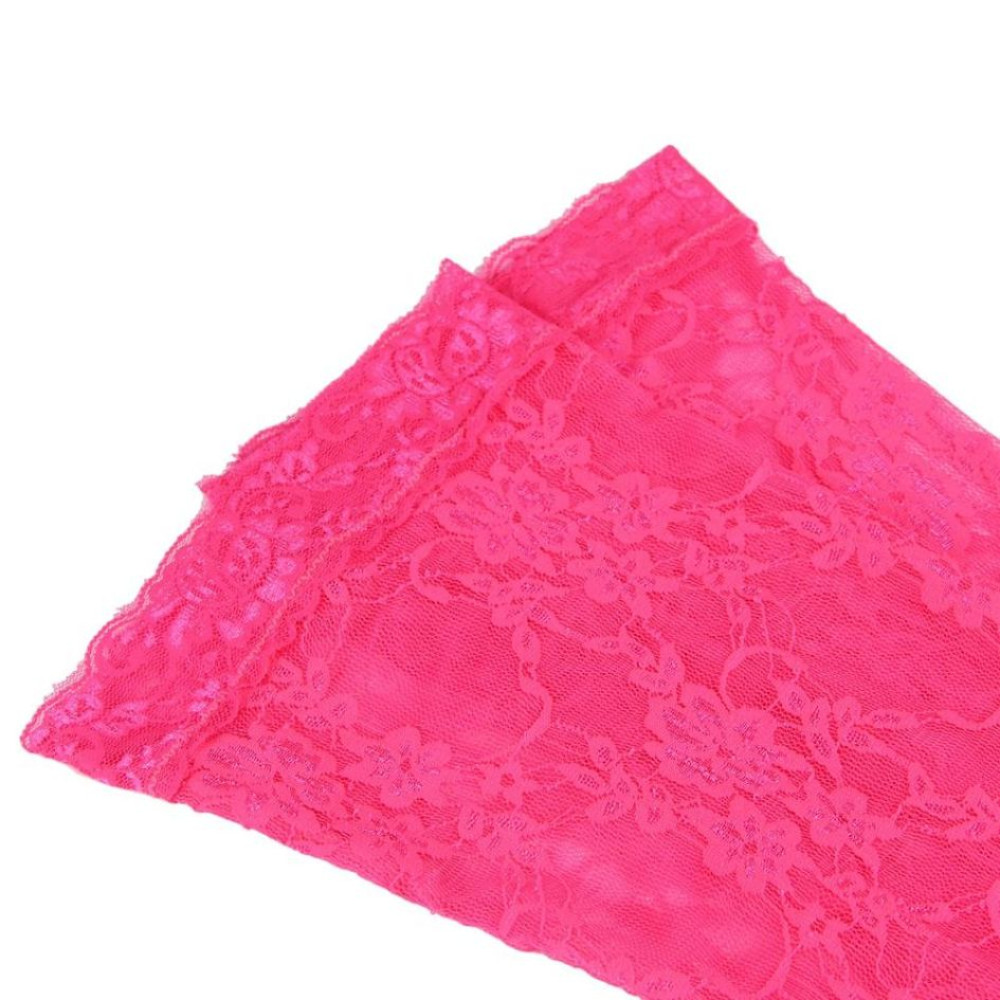 Комплект боди и чулки Star Night Sexy Lace из кружева, розовый, XS-S, фото №5 — секс шоп Украина, NO TABOO