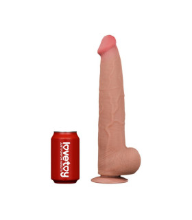 Фалоімітатор реалістичний гігант Lovetoy беж, 34 х 6.2 см - No Taboo