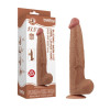 Фаллоимитатор реалистичный гигант Lovetoy коричневый, 34 х 6.2 см фото №1 — секс игрушки: Украина, NO TABOO