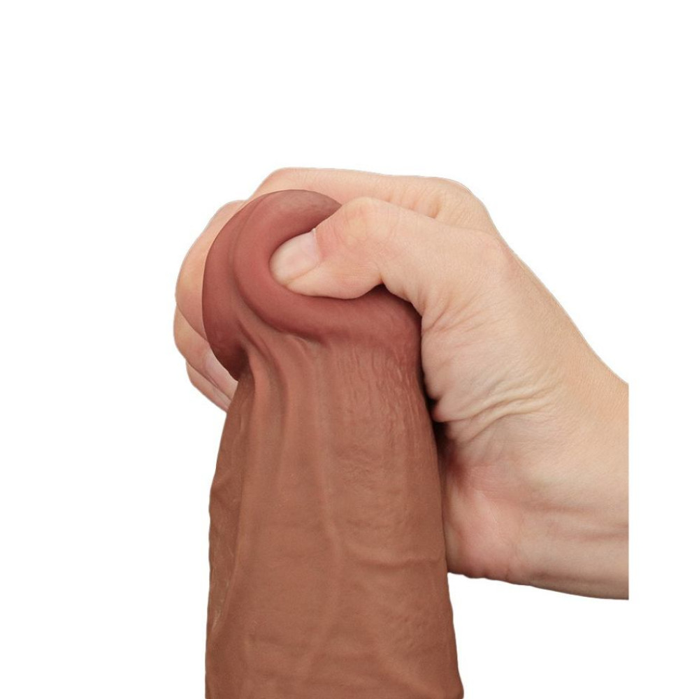 Фаллоимитатор реалистичный гигант Lovetoy коричневый, 34 х 6.2 см фото №7 — секс игрушки: Украина, NO TABOO