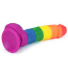 Фаллоимитатор на присоске Lovetoy Prider Dildo 8 разноцветный, 20.5 см х 4 см фото №7 — секс игрушки: Украина, NO TABOO