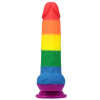 Фаллоимитатор на присоске Lovetoy Prider Dildo 7.5 разноцветный, 19.5 х 4 см фото №3 — секс игрушки: Украина, NO TABOO
