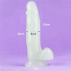 Фаллоимитатор светящийся в темноте Lovetoy Lumino Play Dildo 7.5 реалистичный на присоске, 19.5 х 4.6 см фото №4 — секс игрушки: Украина, NO TABOO