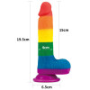 Фаллоимитатор на присоске Lovetoy Prider Dildo 7.5 разноцветный, 19.5 х 4 см фото №6 — секс игрушки: Украина, NO TABOO