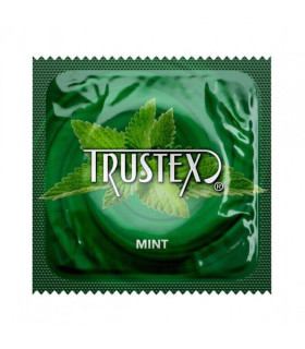 Презерватив Trustex Mint с ароматом и вкусом мяты, 1 шт - No Taboo