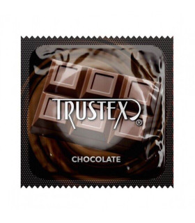 Презерватив Trustex Chocolate Lubricated с ароматом и вкусом шоколада, 1 шт - No Taboo