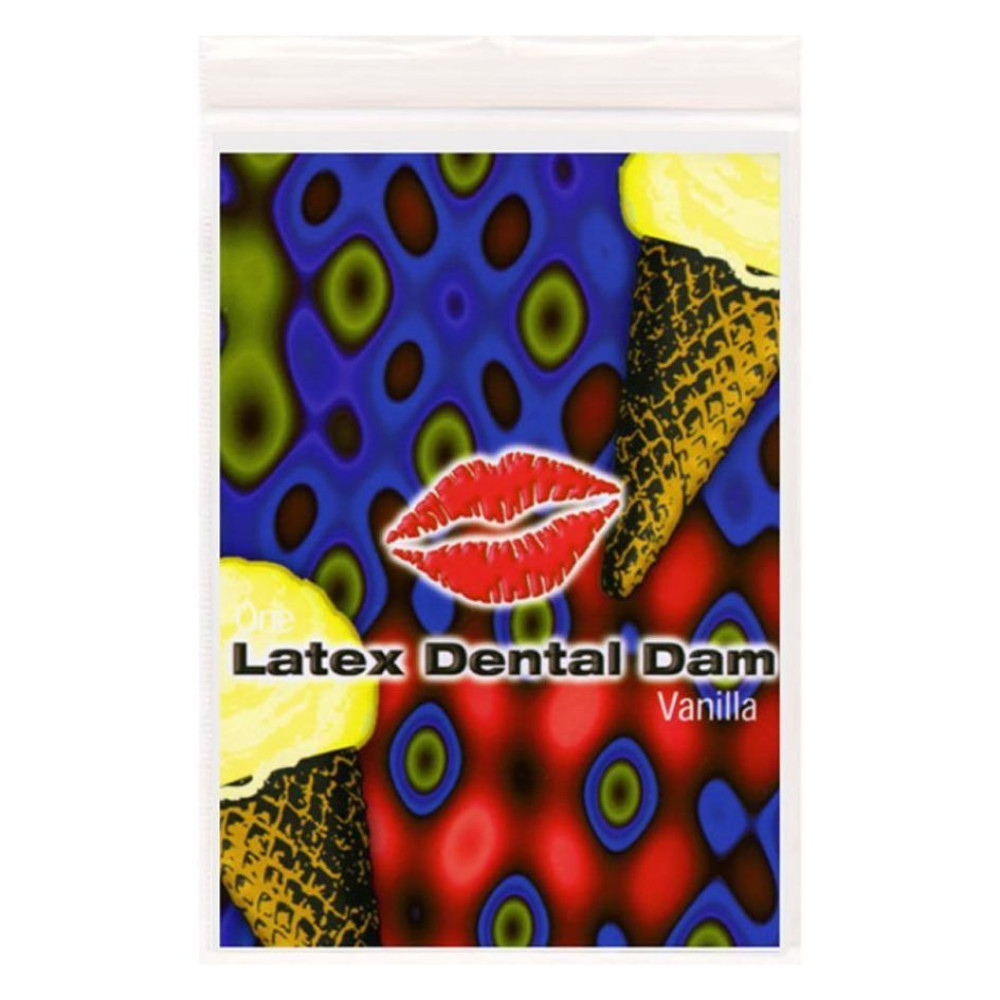 Салфетка для кунилингуса латексная Vanilla Latex Dental Dams для орального секса, 1 шт, фото №0 — секс шоп Украина, NO TABOO
