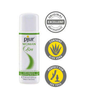 Лубрикант з екстрактом алое Pjur Woman Aloe на водній основі, 30 мл - No Taboo