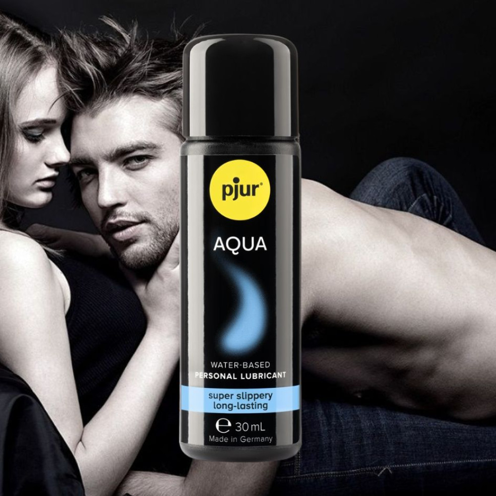 Лубрикант на водной основе Pjur Aqua увлажняющий, 30 мл, фото №2 — секс шоп Украина, NO TABOO